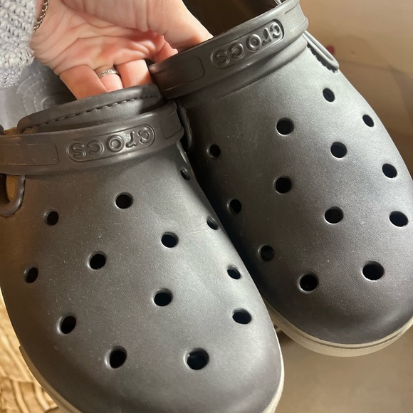 Crocs Gray Clogs - Picture 6 of 8